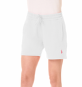 SHORT COTON FEMME US POLO BLANC