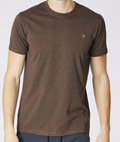 T-Shirt manche courte US marron