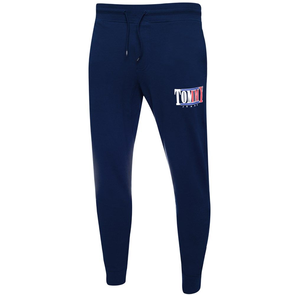 PANTALON JOGGING TOMMY JEANS SLIM ESSENTIAL GRAPHIC TWILIGHT NAVY