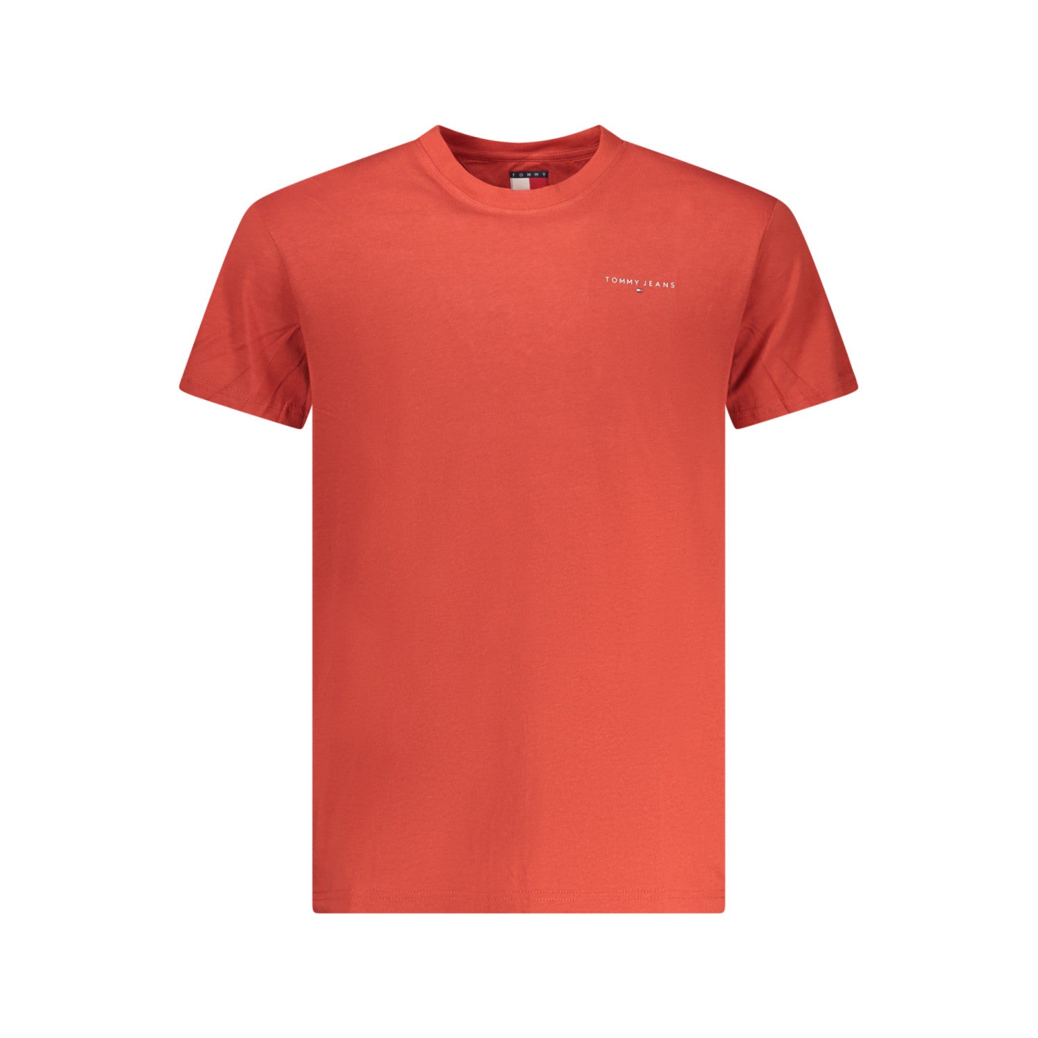 T-SHIRT TJM SLIM LINEAR CHEST TEE EXT ROUGE