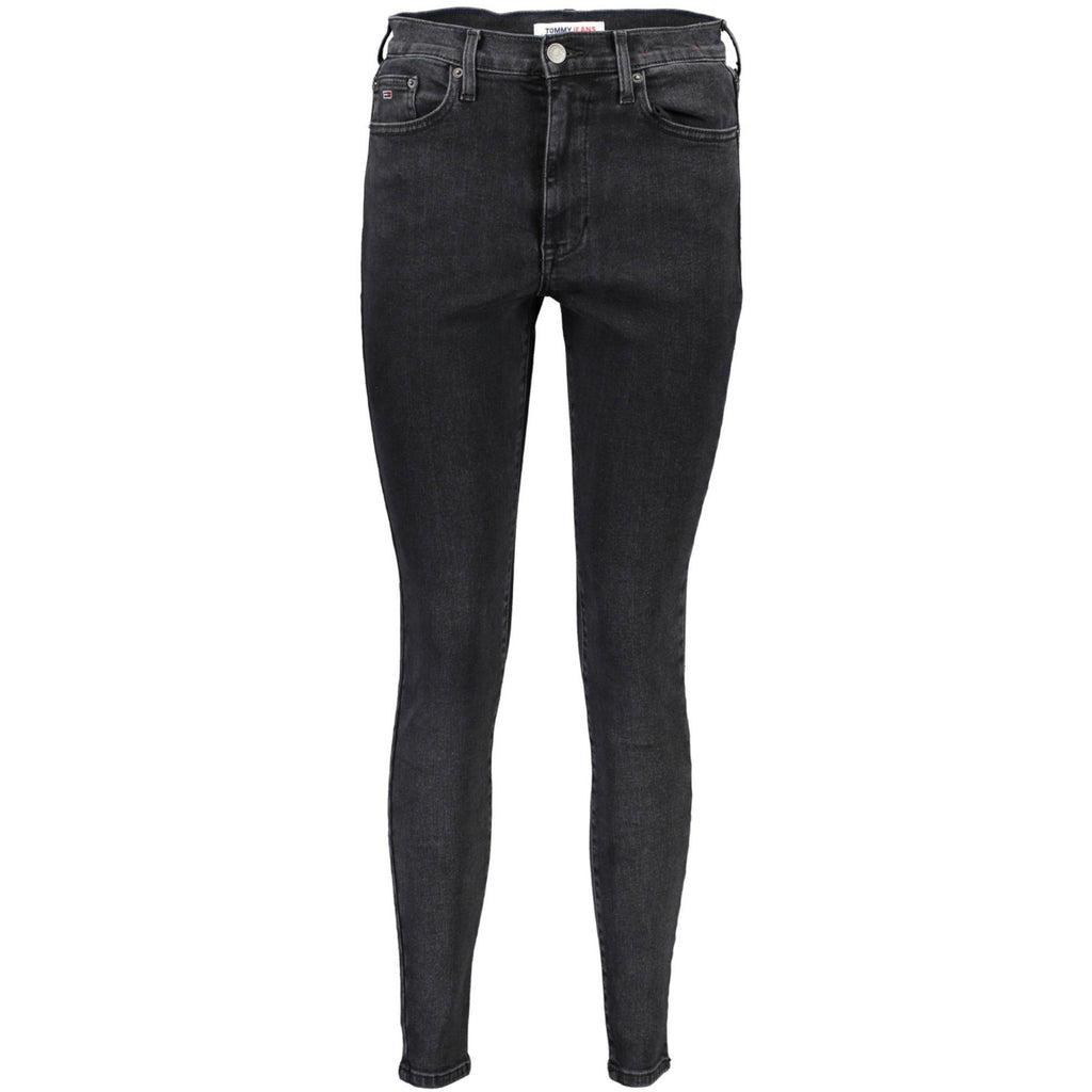 JEANS SYLVIA HIGHT RISE SUPER SKINNY BLACK TOMMY