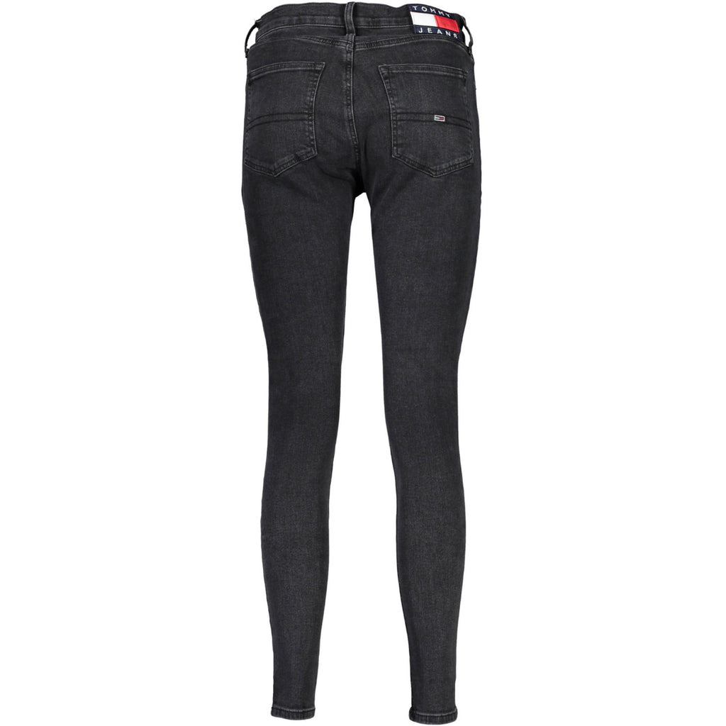 JEANS SYLVIA HIGHT RISE SUPER SKINNY BLACK TOMMY
