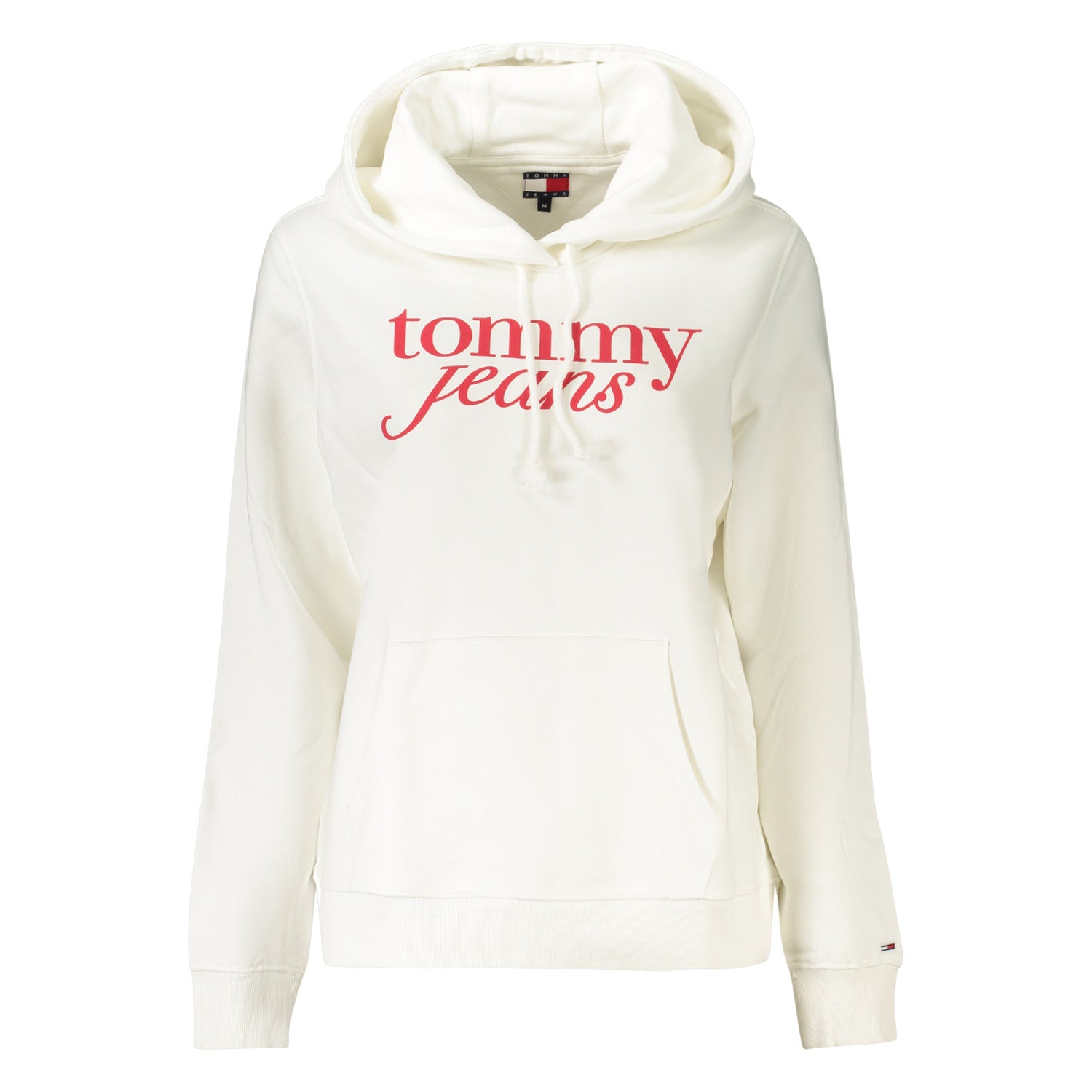 TJW REG ESS LOGO HOODIE WHITE TOMMY