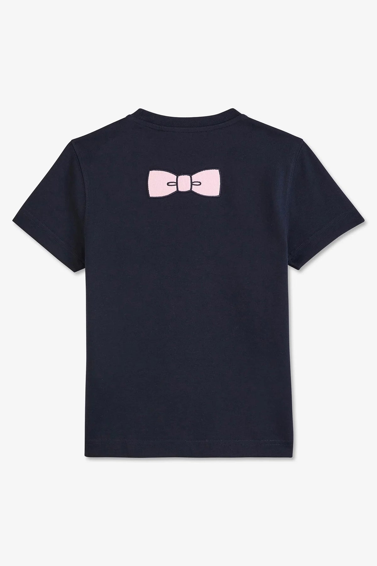 T-SHIRT MC EDEN PARK R NOEUD DOS MARINE
