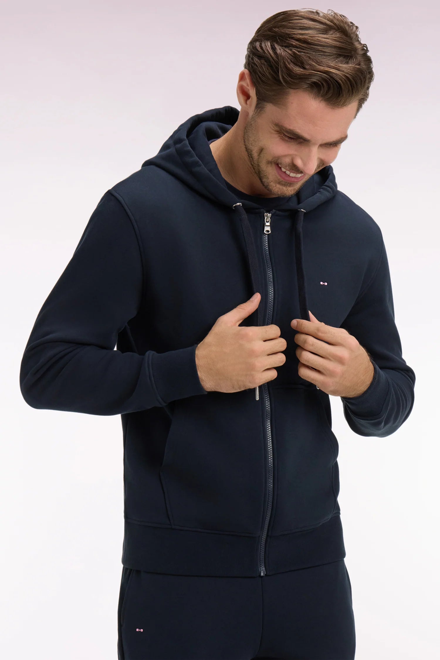 SWEAT EDEN PARK HOODIE ZIP BASIC FLEECE MARINE