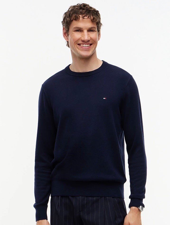 Pull Tommy Hilfiger a cachemire col ras-du-cou