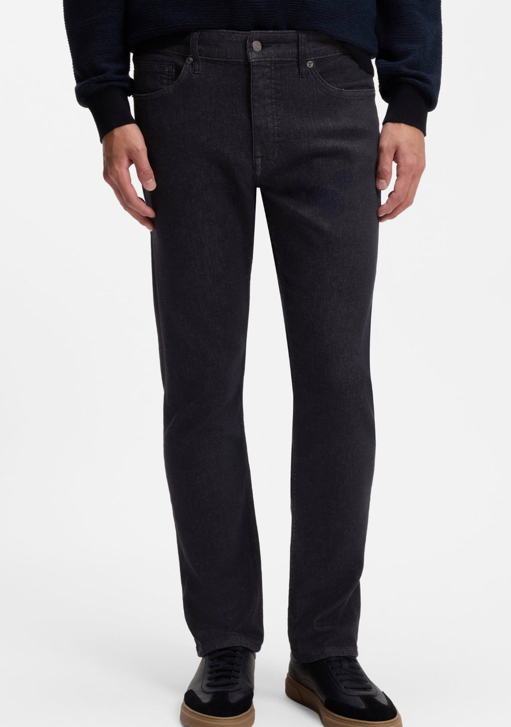 JEAN SLIM DELAWARE EN DENIM BLEU FONCÉ DOUX