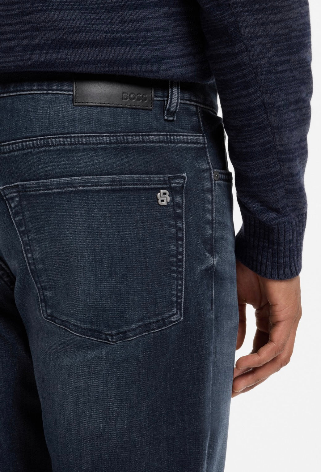 MAINE JEAN REGULAR EN DENIM SUPER STRETCH BLEU