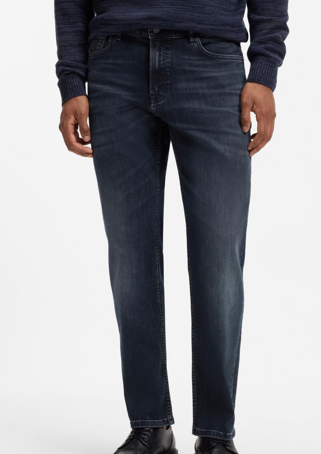 MAINE JEAN REGULAR EN DENIM SUPER STRETCH BLEU