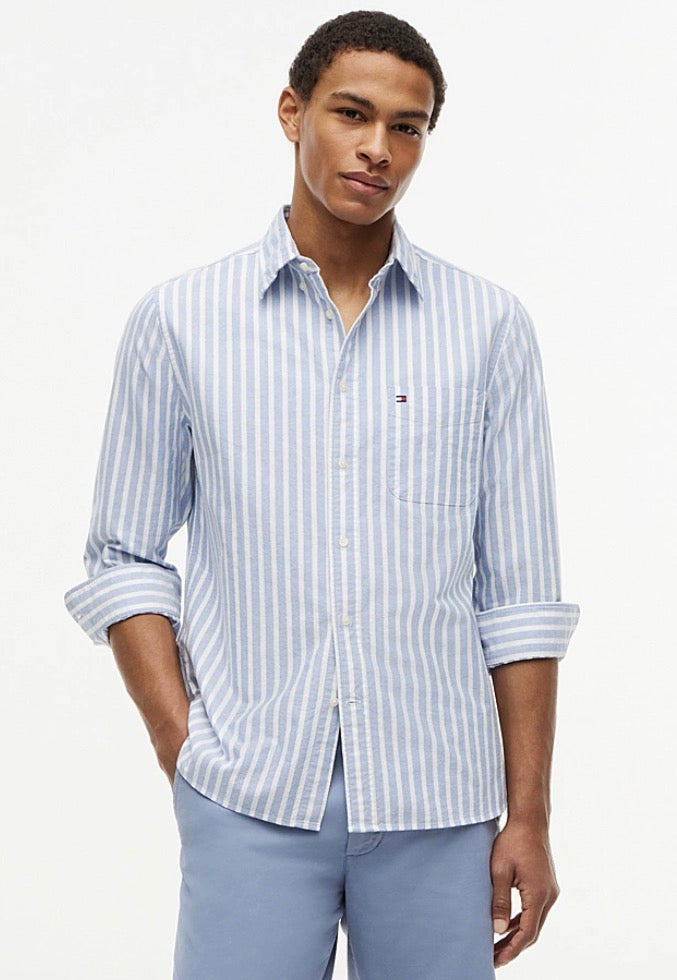 CHEMISE OXFORD COUPE STANDARD À RAYURES