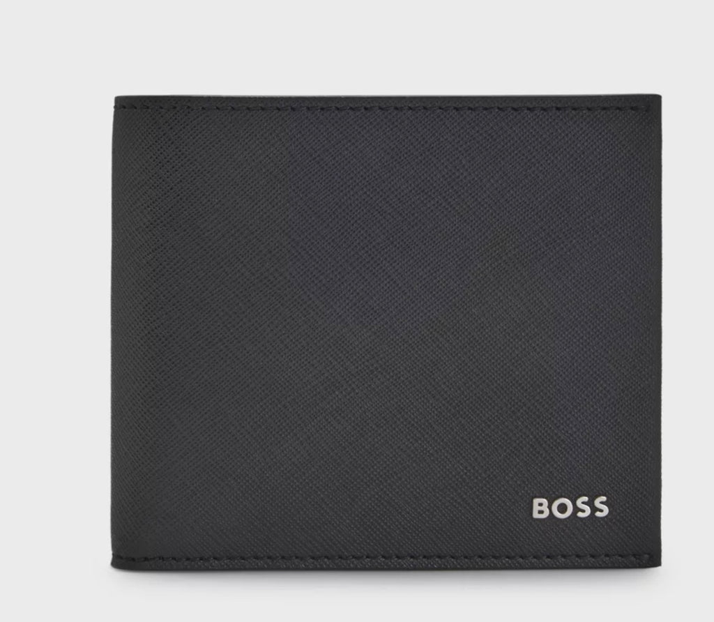 PORTEFEUILLE EN CUIR RECYCLÉ BOSS
