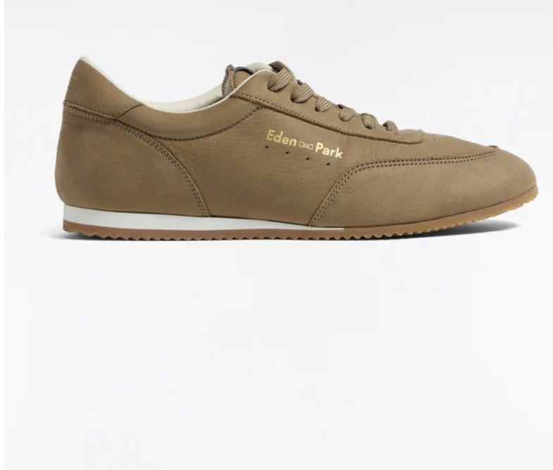 BASKET BASSE EN CUIR ET NUBUCK