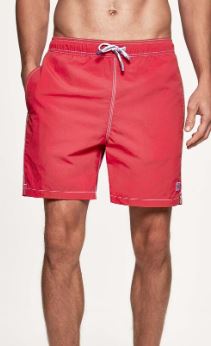 SHORT DE BAIN HACKETT SOLID VOLLEY RED