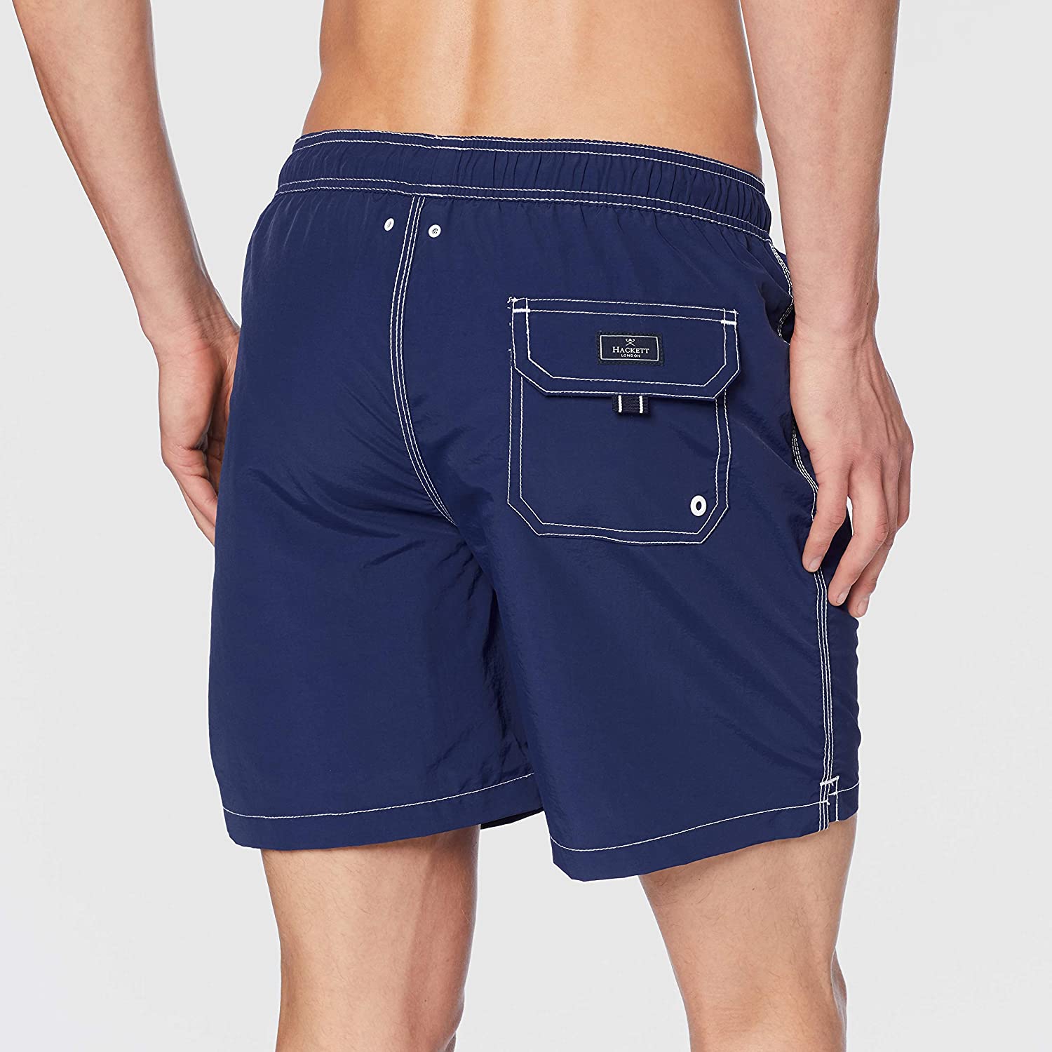 SHORT DE BAIN HACKETT SOLID VOLLEY BLEU