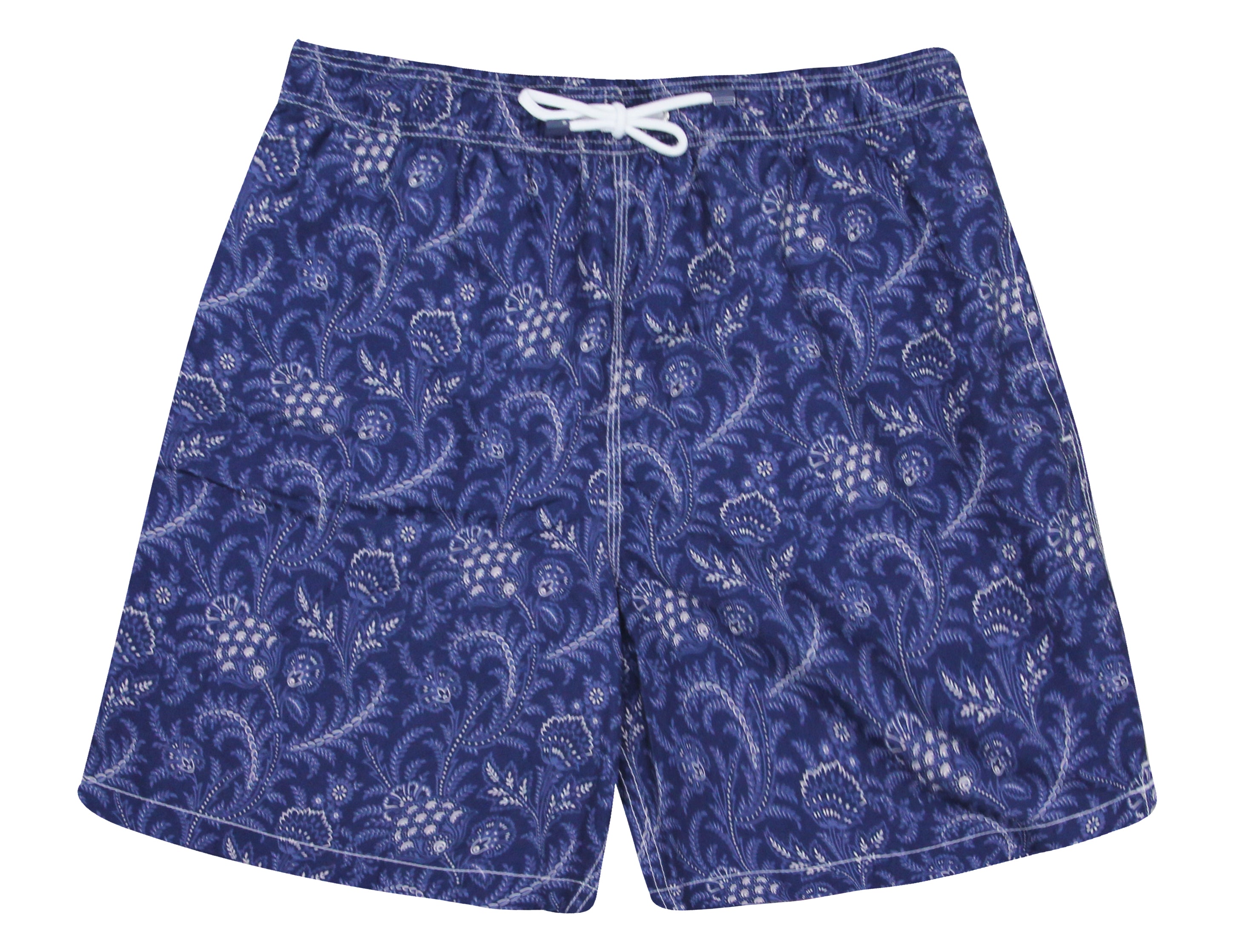 SHORT DE BAIN HACKETT DOUBLE FACE PAISLEY NAVY