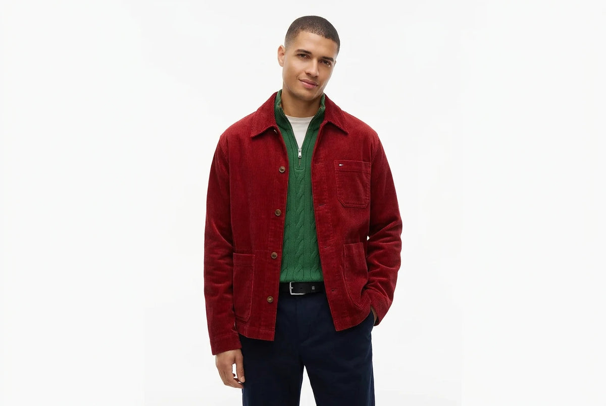 Surchemise workwear en velours côtelé
