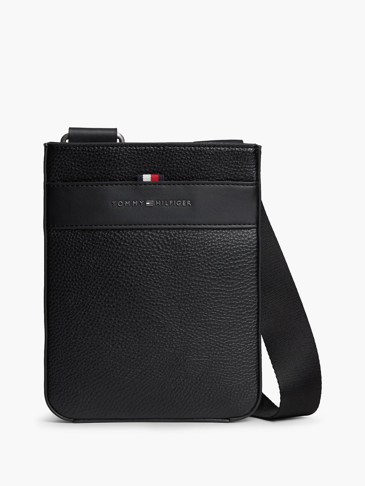 Sac texturé à bandoulière et logo