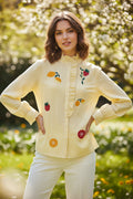 CHEMISE JAUNE MOTIF
