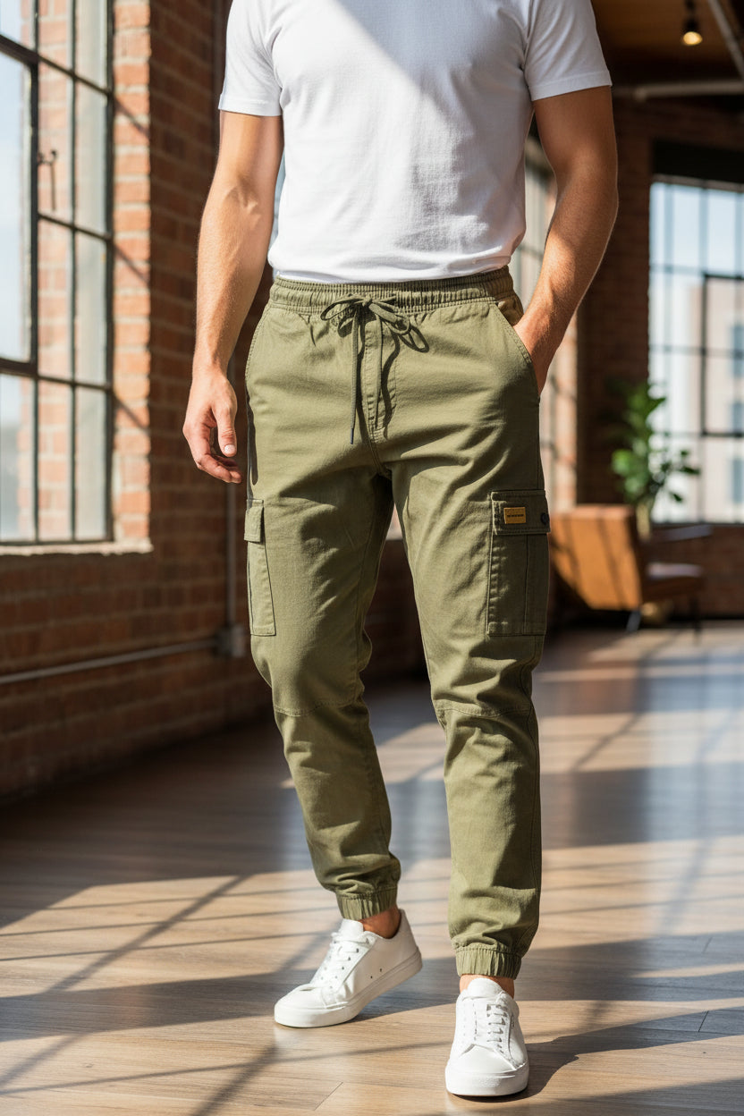 Pantalon cargo kaki timberland