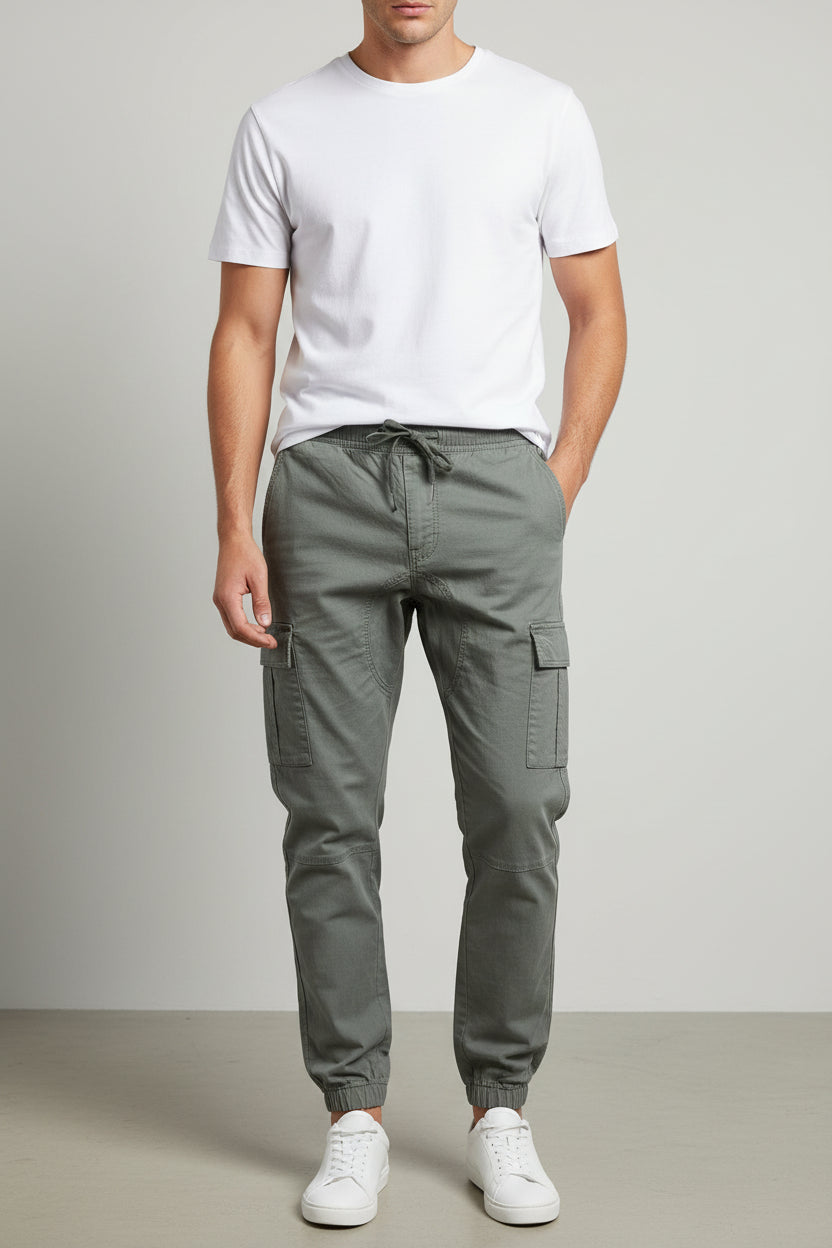 Pantalon cargo vert gris timberland