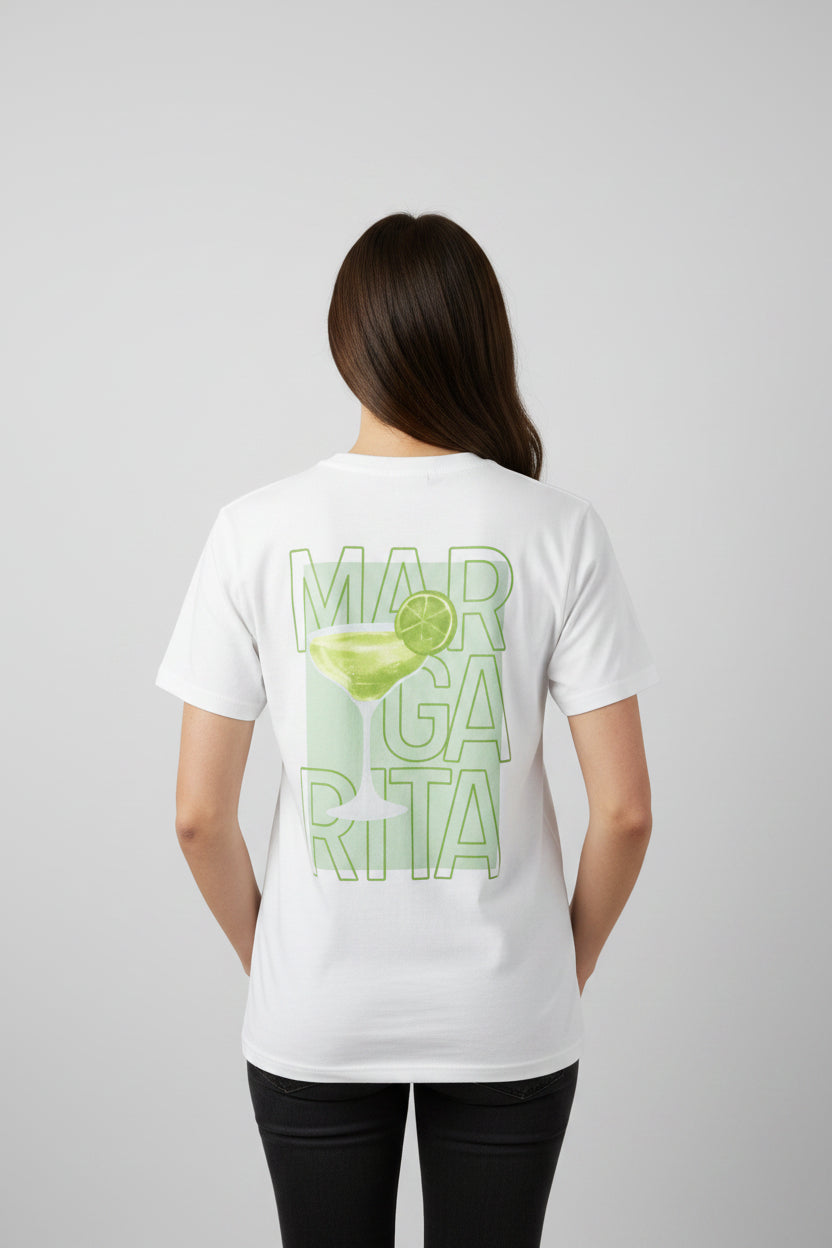 T-SHIRT MARGARITA FEMME BLANC