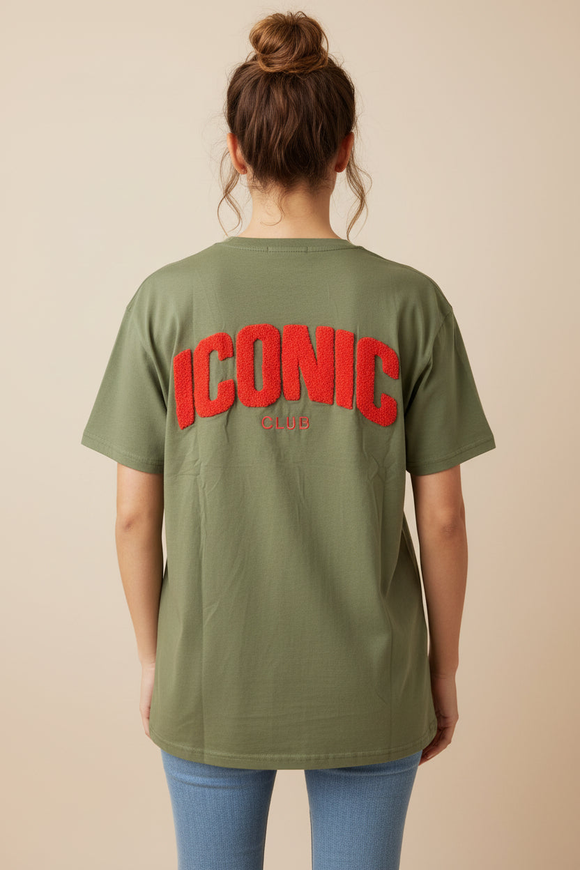 T-shirt femme Iconic vert