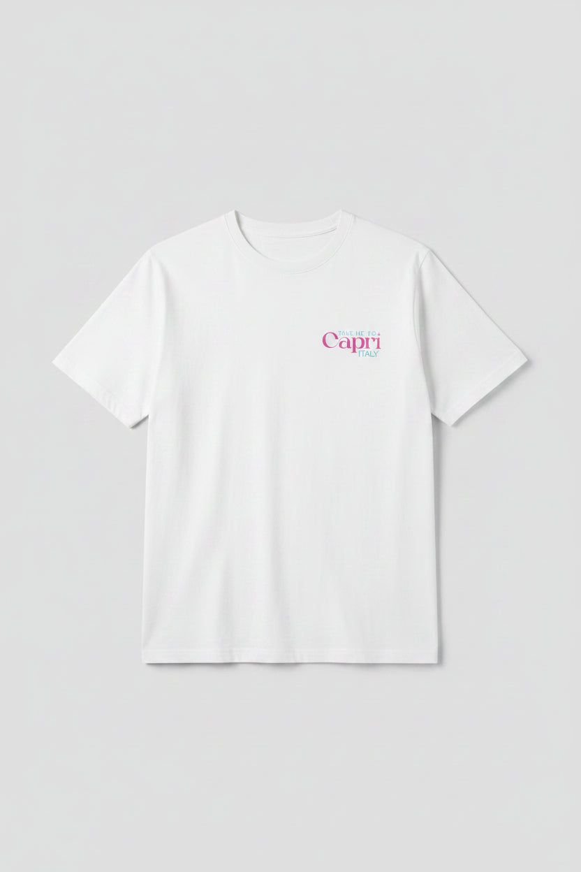 T-shirt capri femme blanc
