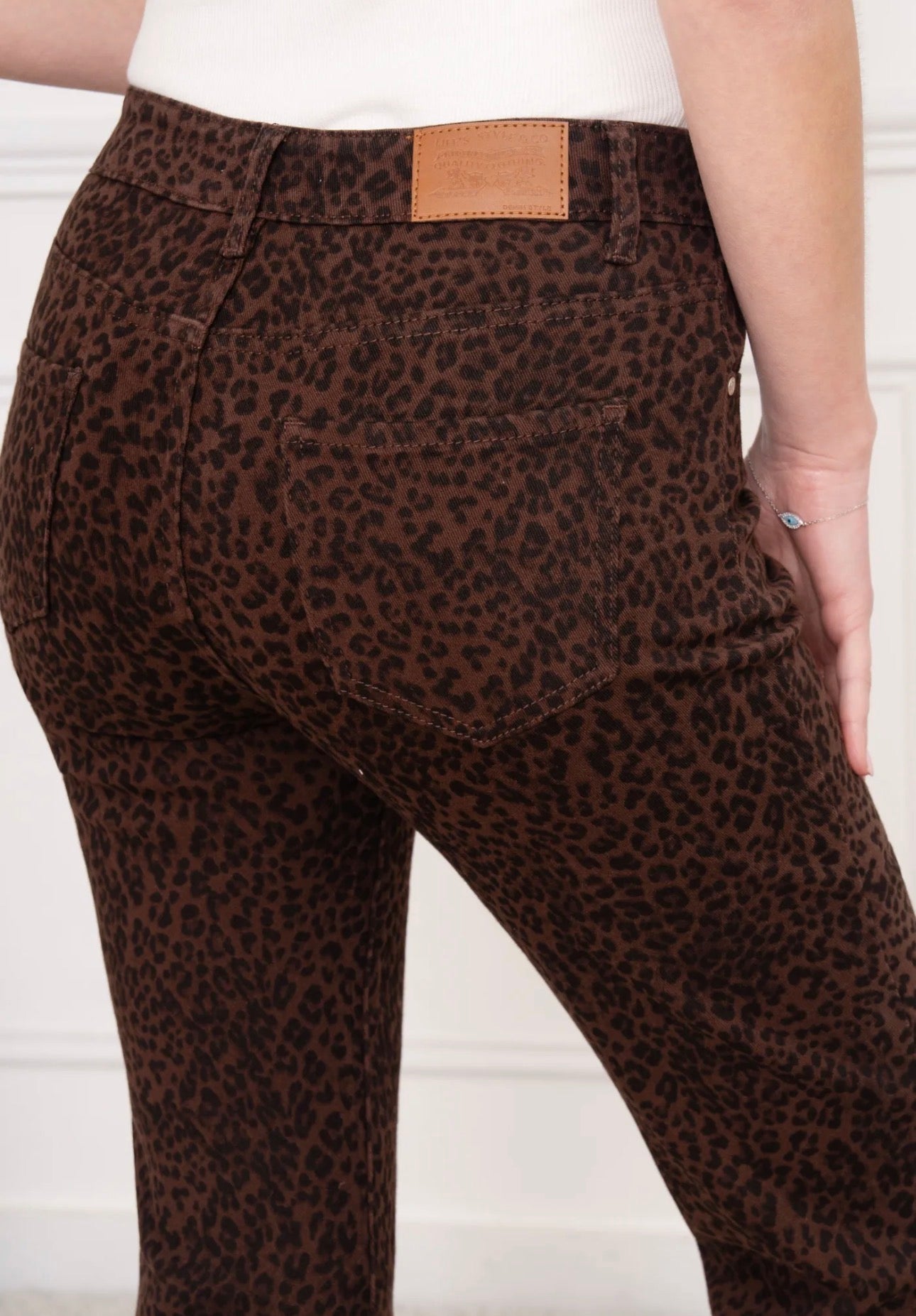 JEANS FOLYROSE LEOPARD FEMME