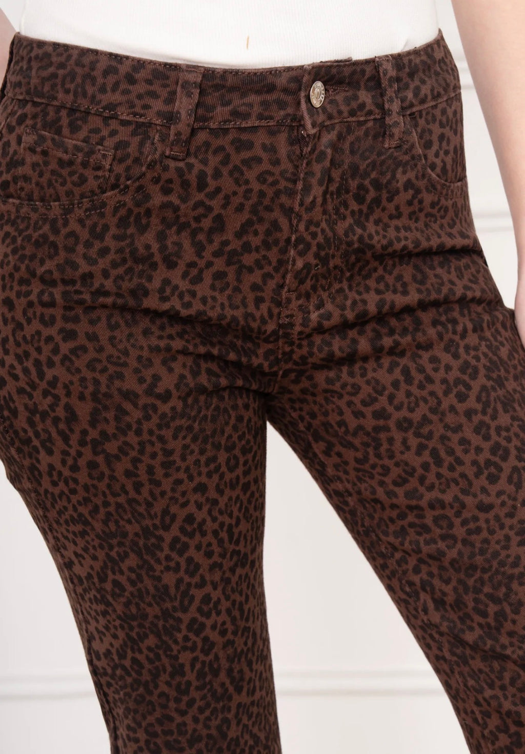 JEANS FOLYROSE LEOPARD FEMME