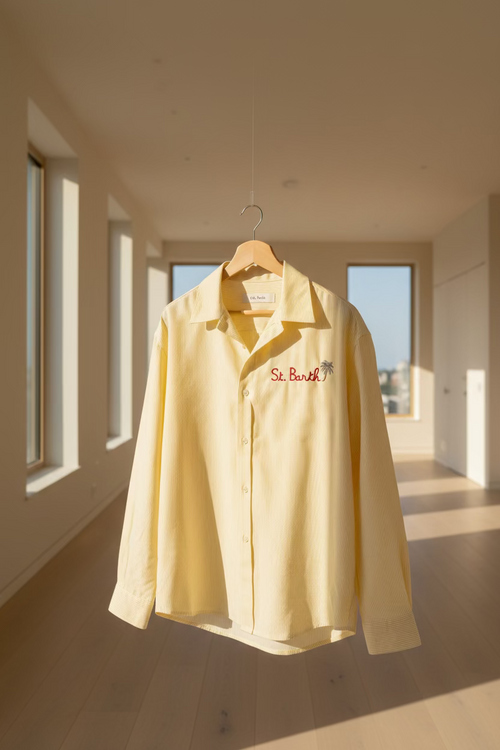 Chemise St-Barth jaune