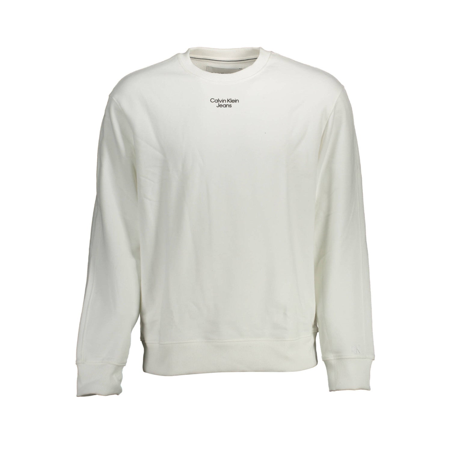SWEAT COL ROND CALVIN KLEIN BRIGHT WHITE