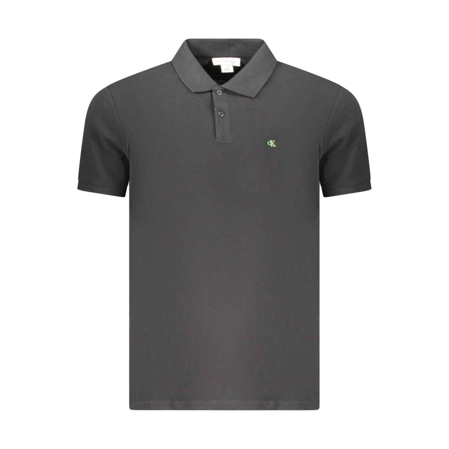 POLO CALVIN KLEIN BLACK GREEN LOGO
