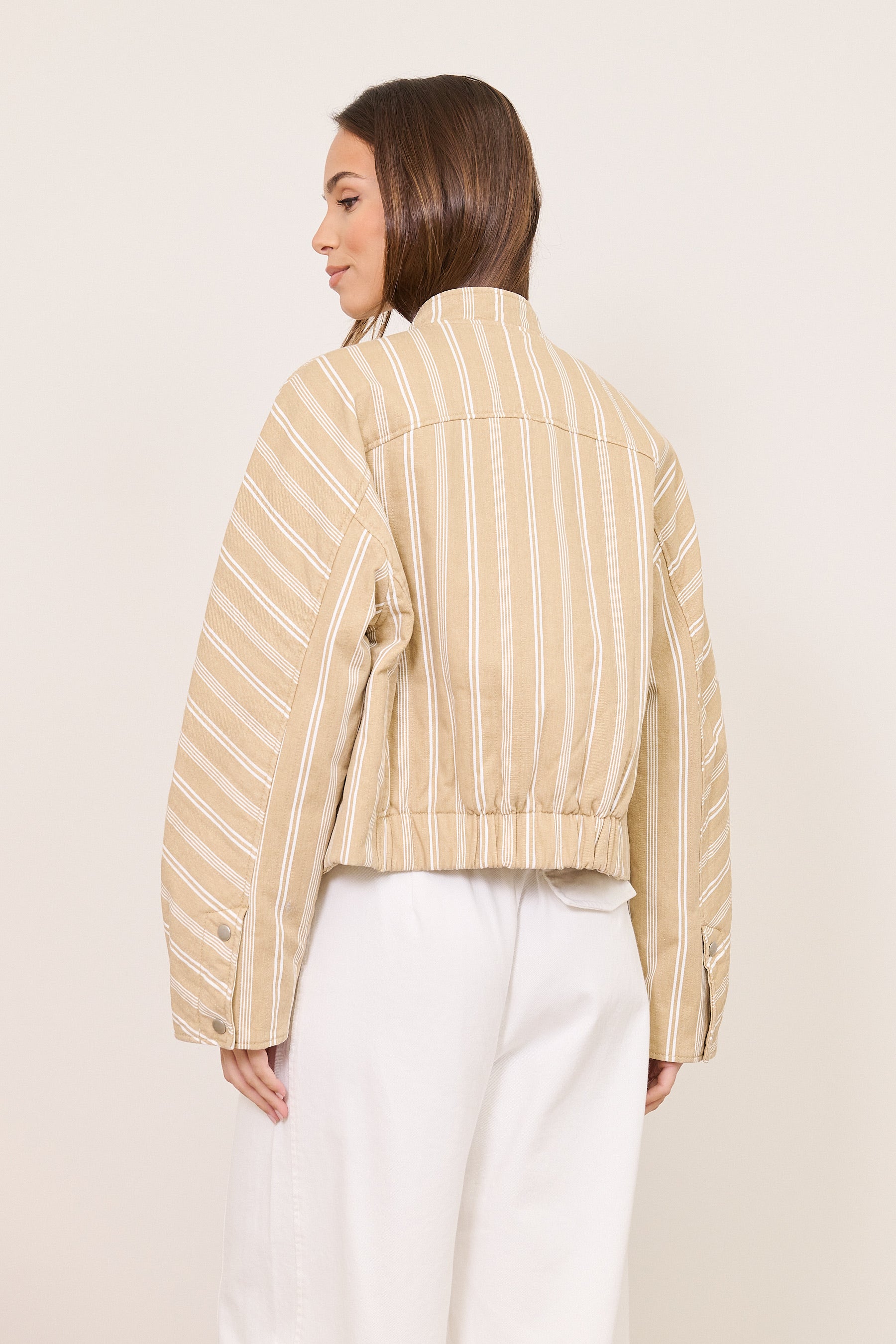 VESTE FEMME BOLERO BEIGE FELKOO