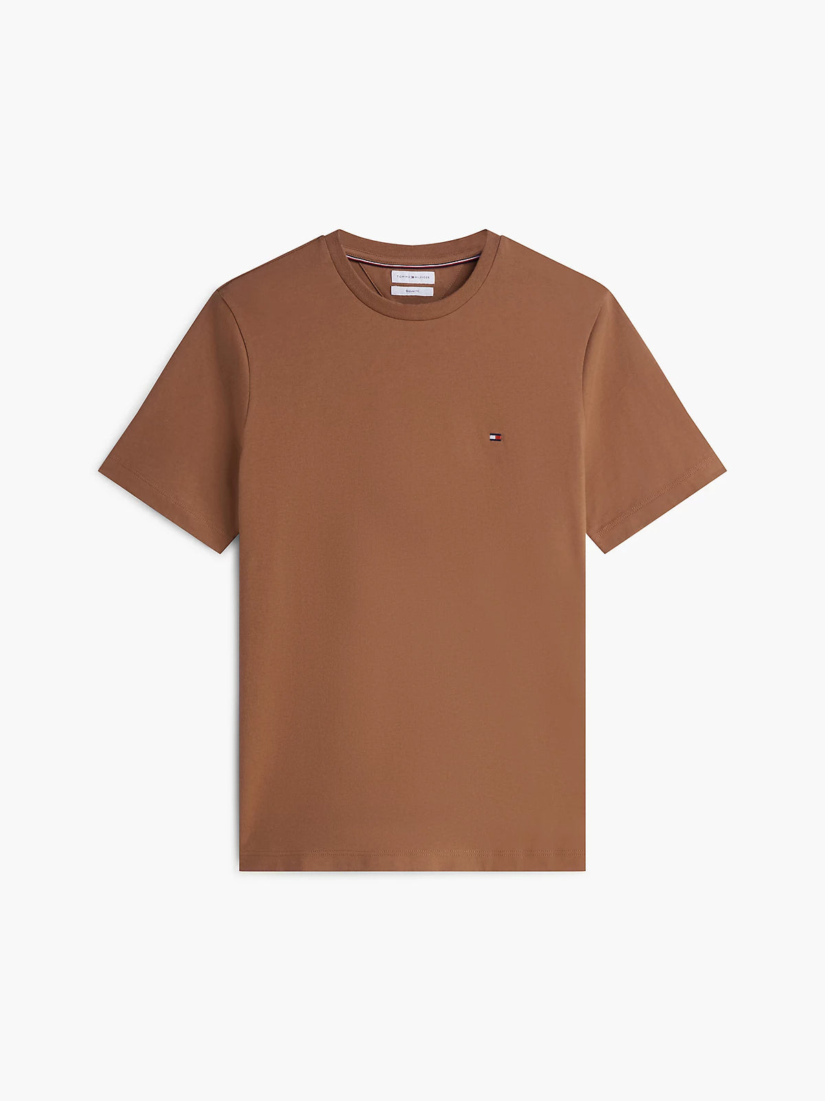 T-SHIRT TOMMY HILFIGER ESSENTIAL SOLID TEE TIMELESS TAWNY CAMEL