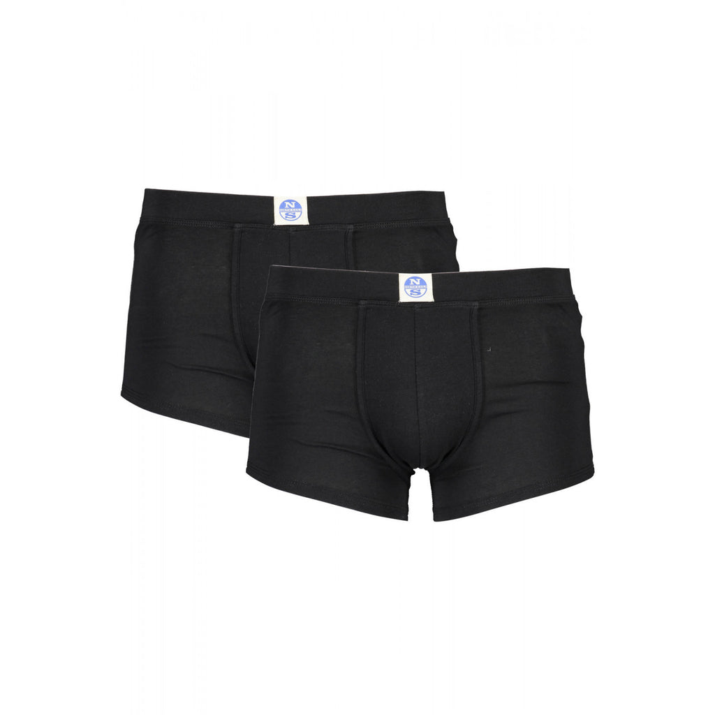 PACK 2 BOXERS NORTH SAILS FULL BLACK
