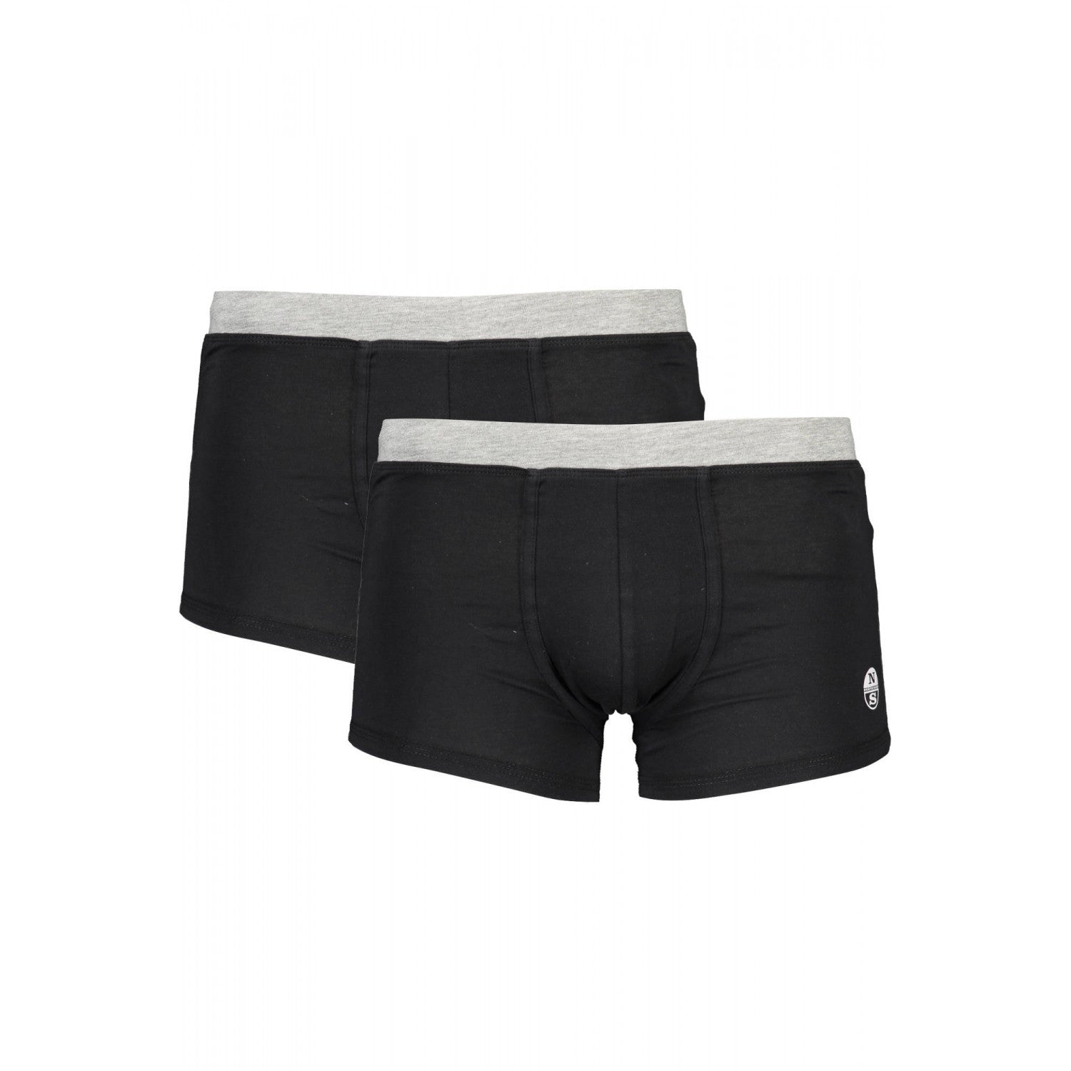 PACKS 2 BOXERS NORTH SAILS BLACK / GRIS