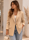 VESTE BLAZER FEMME SEASON BEIGE
