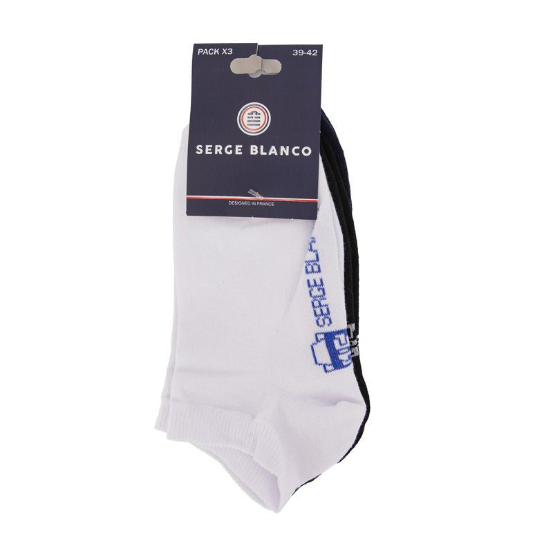 PACK 3 CHAUSSETTES BASSES SERGE BLANCO