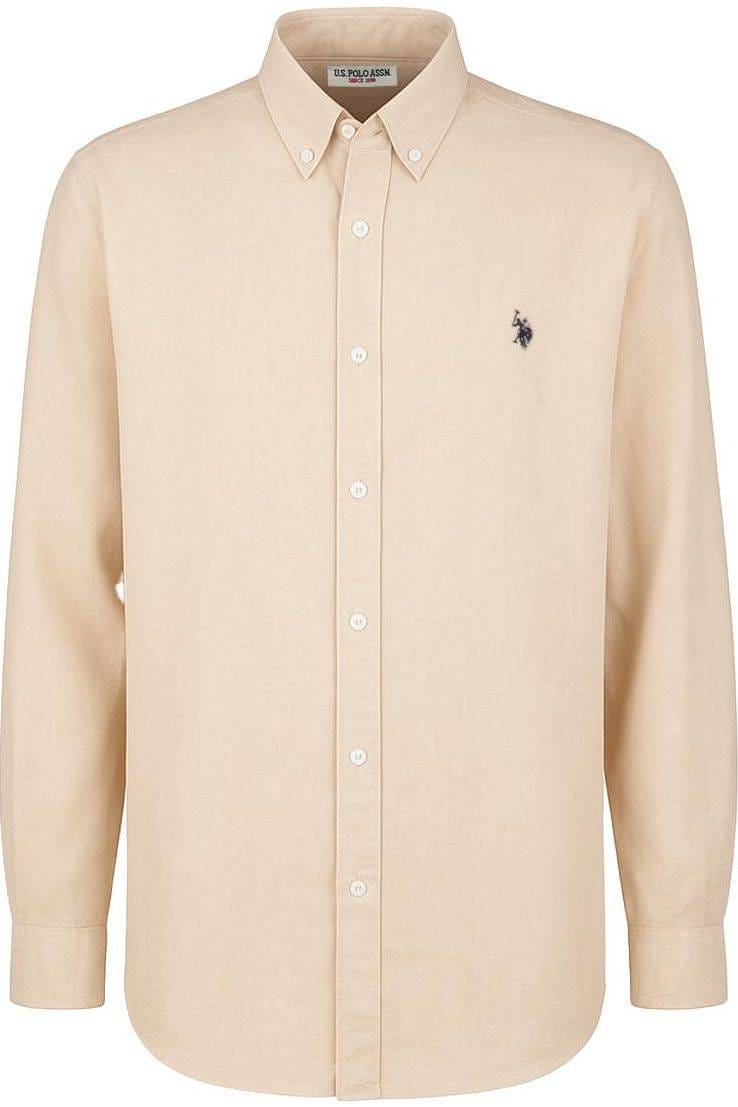 Chemise IVOR Regular Fit US Polo Beige