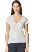 T-SHIRT US POLO FEMME BELL BEIGE