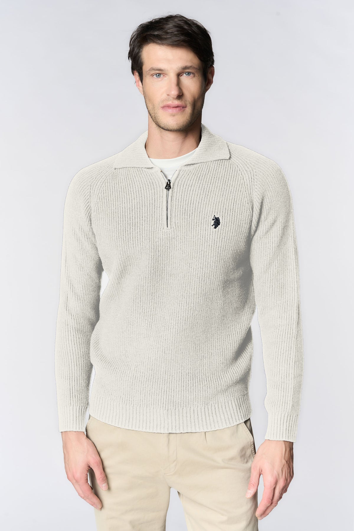 Pull demi zip GYLES us polo