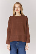 Pull femme col rond Us Polo