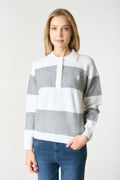 Pull rayé col polo RIYA Us Polo