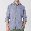 US Polo IVOR Regular fit navy blue shirt