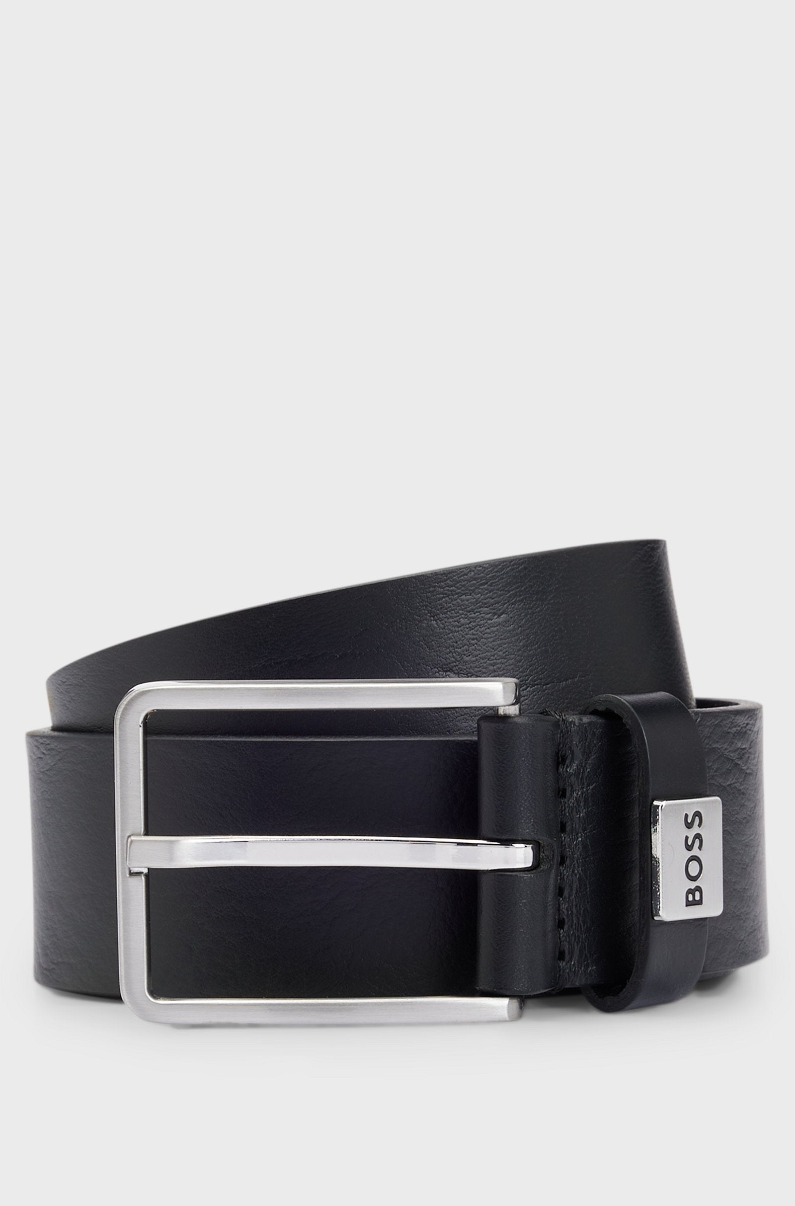 CEINTURE HUGO BOSS ELIO NOIR 100% CUIR ITALIEN