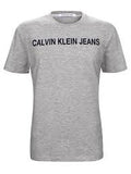 T-SHIRT CK CREW GREY HEATHER