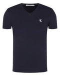 T-SHIRT CK ESSENTIAL V NECK NAVY