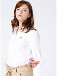 CHEMISE FEMME US POLO DEB BEIGE