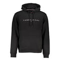 SWEATSHIRT TOMMY JEANS HOODIE LINEAR LOGO EXT BLACK