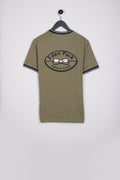 EDEN PARK S/S T-SHIRT "TONTON PLAQUEUR" KHAKI